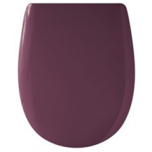 Abattant WC Ariane prune brillante – descente manuelle et Déclipsable – Olfa
