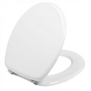 Abattant wc bois moulé WOODY LUX frein de chute – WIRQUIN