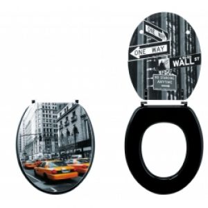 Abattant wc fantaisie déco de la city