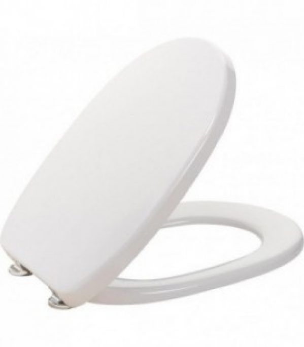 Abattant WC Twist avec Softclose en Duroplast, blanc, charnieres en laiton/plastique