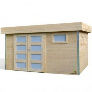 Abri de jardin bois emboîté MADEIRA COMFY 9,98m²