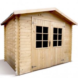 Abri de jardin en bois emboîté MADEIRA CALAO 5.11m²