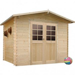 Abri de jardin en bois emboîté SOLID AMBERG 7.39m²