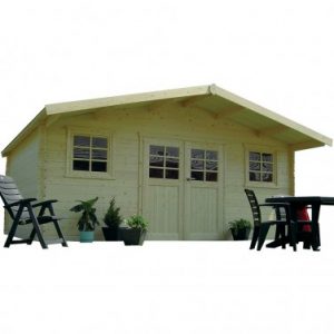 Abri de jardin en bois emboîté SOLID DOUAI 15.14m²