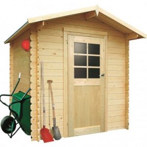 Abri de jardin en bois emboîté SOLID ESSEN 3.92m²
