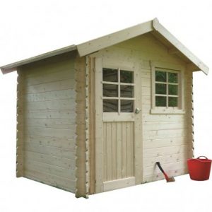 Abri de jardin en bois emboîté SOLID LAVAL 4.71m²