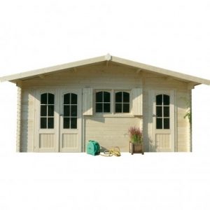 Abri de jardin en bois emboîté SOLID ROSTOCK 22m²