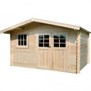 Abri de jardin en bois emboîté SOLID SALZBURG 11.56m²