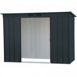 Abri de jardin métal anthracite mono pente DURAMAX 3.23m²