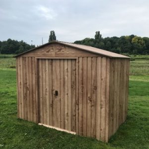 Abri de jardin métal imitation bois DURAMAX Colossus 9.69m²