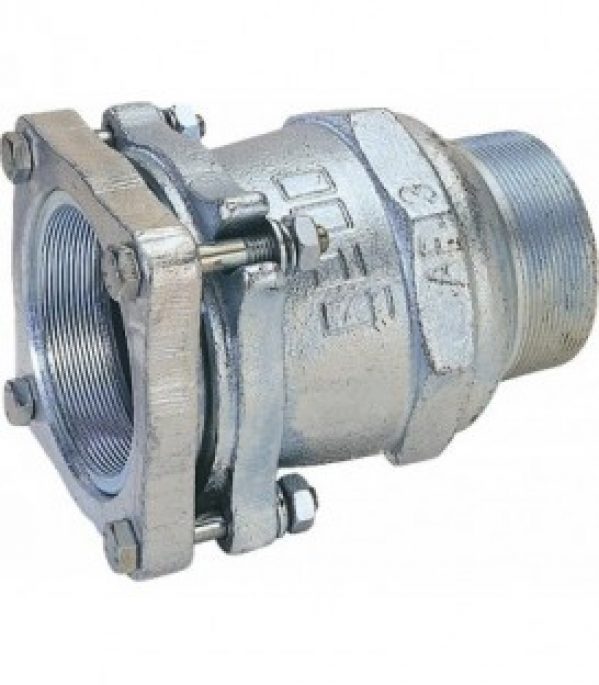 Accoup de serrage en fonte malleable avec filet male, Gaz PN 1, eau PN 16 type AF 2 1/2&Prime; (76,1)