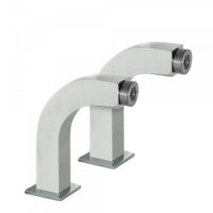 Adaptateur coudé baignoire/douche 2 unités avec silencieux – TRES 29987002