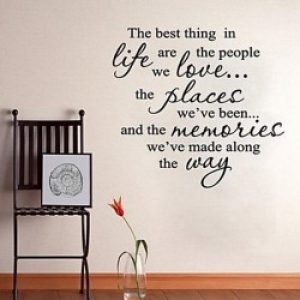 Affiche murale Amour, amitié, souvenir