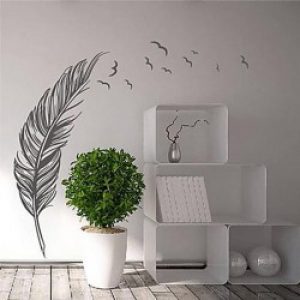 Affiche murale Plume, oiseaux volants