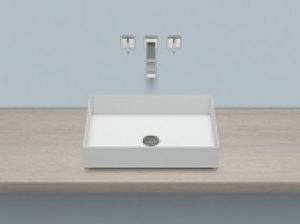 Alape AB – Vasque à poser pour meuble 500×375 blanc sans revêtement