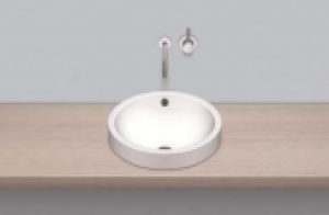 Alape AB.K450.1 – Vasque à poser 450 mm avec trop-plein blanc