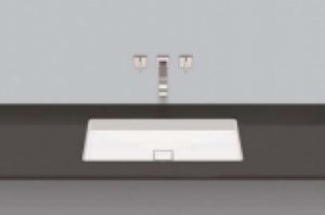 Alape UB – Lavabo à encastrer par le dessous 662×360 blanc sans revêtement