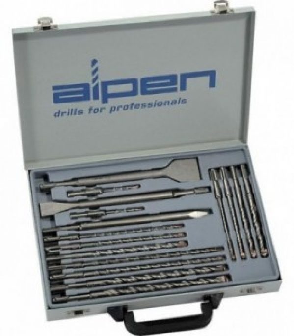 ALPEN SDS-Plus foret a marteau et set de ciseau SDS-plus KIT 16 pcs.