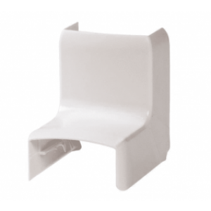 Angle variable intérieur blanc pour moulure électrique Kéva