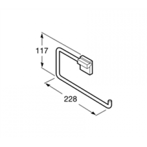 Anneau porte-serviettes Rubik Roca