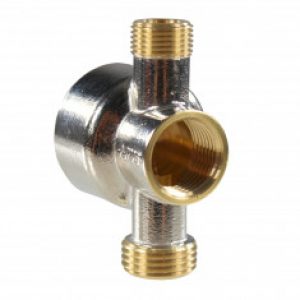 Applique Machine à Laver Duo Mâle 1/2&Prime; Mâle 3/8&Prime;- Piquage Femelle 1/2&Prime;