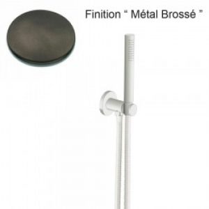 APPLIQUE PRISE D’EAU DOUCHETTE FLEXIBLE METAL BROSSE – CRISTINA ONDYNA PD47577