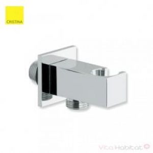 Applique prise d’eau murale pour douchette QUADRI – CRISTINA ONDYNA QD64051