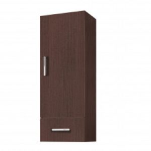 Armoire de toilette Optimo Motril pour salle de bain – chêne colorado 1 porte + 1 tiroir – Salgar