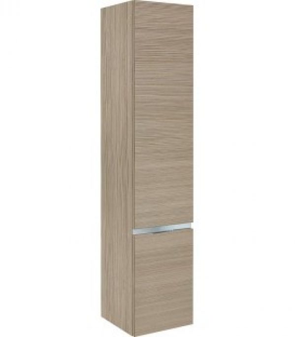 armoire haute, MBH 2 portes melèze marron clair, butée à gauche 350x1655x370mm