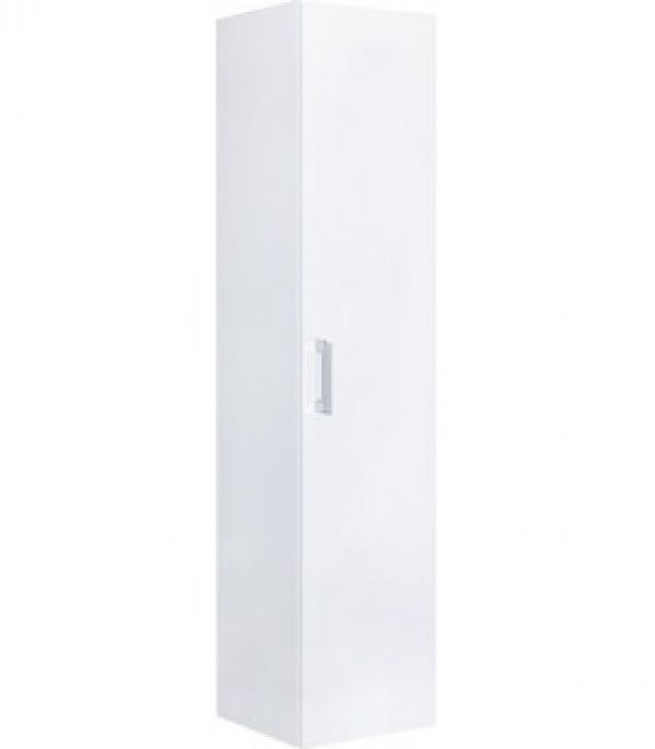 Armoire haute serie MAA 1 porte blanc brillant, ouverture droite lxHxP 350x1585x370 mm
