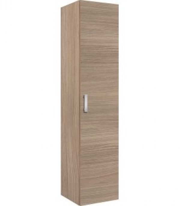 Armoire haute serie MAB 1 porte, chêne. butée à gauche 350x1585x370mm
