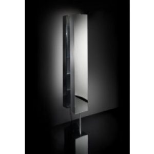 Armoire inox tournante 6 étagères avec miroir