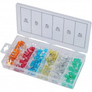 Assortiment de mini-fusibles, 120 pièces KS Tools 970.0280