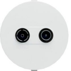 ateha Prise TV + FM associable HAGER WJA253