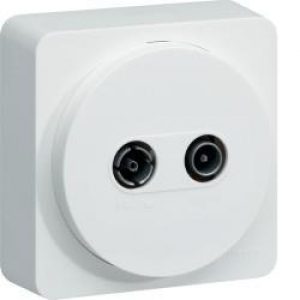 ateha Prise TV + FM complet HAGER WJC253