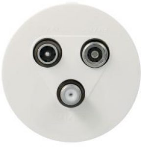 ateha TV FM SAT  2 câble assoc HAGER WJA257