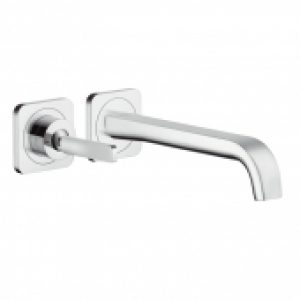 AXOR Citterio E – Mitigeur monocommande lavabo pour montage mural avec projection 220 mm avec garniture de vidage ne pouvan…