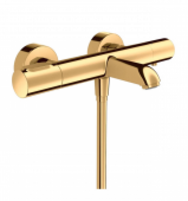 AXOR Citterio M – Mitigeur thermostatique de bain avec 2 sorties laiton poli