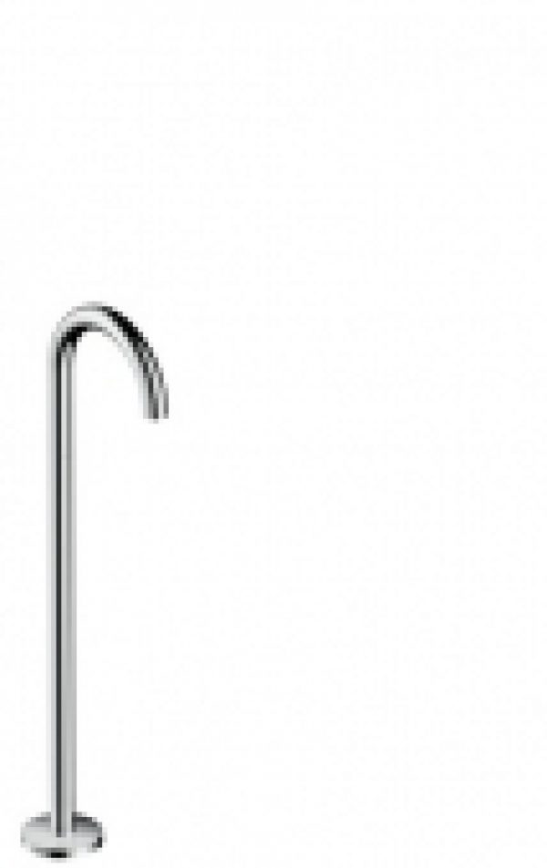 AXOR Uno – Bec déverseur pour baignoire pour montage au sol avec projection 226 mm chrome