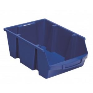 Bac à bec superposable en polypropylène bleu capacité 28L – SPACY5B