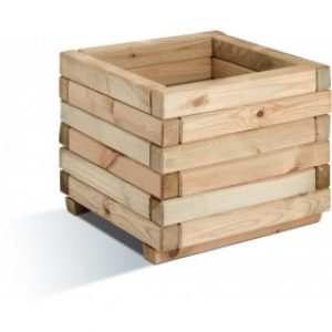 Bac à fleurs carré en bois  – 40 x 40 cm – Stockholm 40