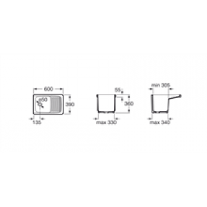 Bac à laver Henares Roca