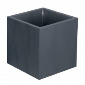Bac VOLCANIA Gris anthracite – carré 39,5 x 39,5 x 43,5 cm – 31L