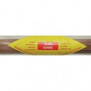 Baguettes d&rsquo;acier cuivré