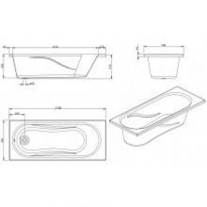 Baignoire Benissa 170