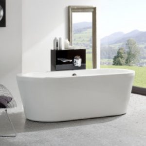 Baignoire îlot ovale JADIS à poser 180×80 cm – Jacuzzi