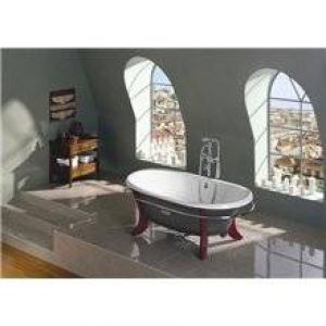 Baignoire ovale grise Newcast ROCA