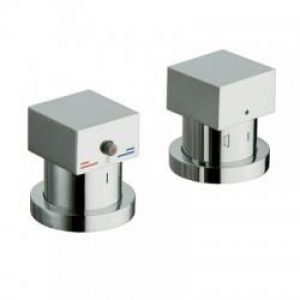 BAIN DOUCHE QUADRI SUR GORGE THERMOSTATIQUE CHROME – CRISTINA ONDYNA QD14551