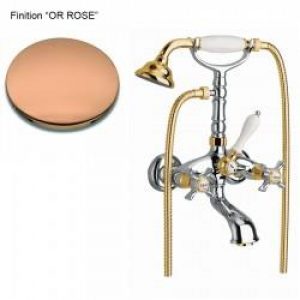 BAIN/DOUCHE CHAMBORD + ACCESSOIRES OR ROSE – CRISTINA ONDYNA CH10246