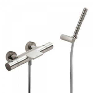 Bain‑douche thermostatique avec cascade Acier STUDY COLORS – TRES 26117209AC